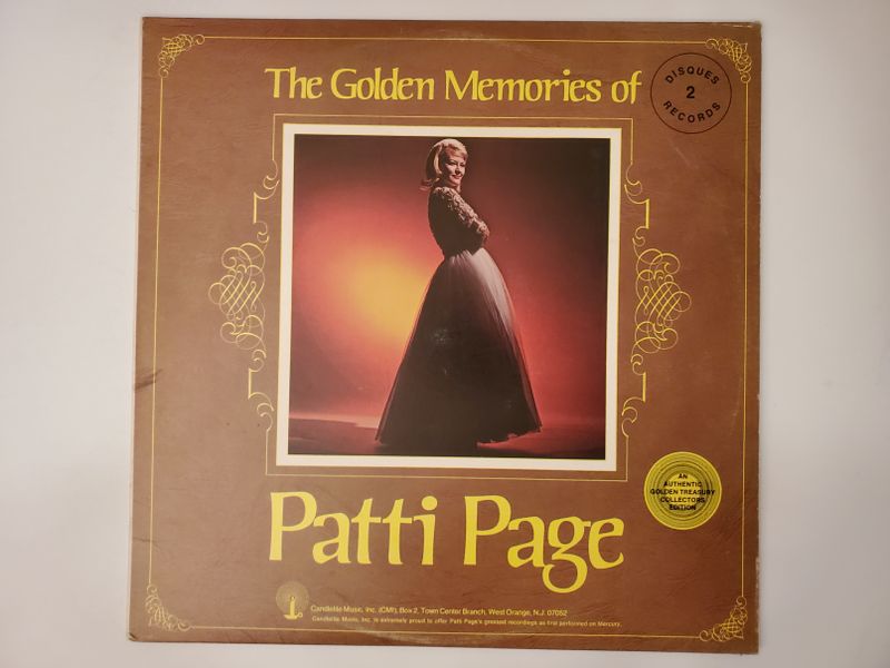 Patti Page The Golden Memories of Patti Page vinyl record